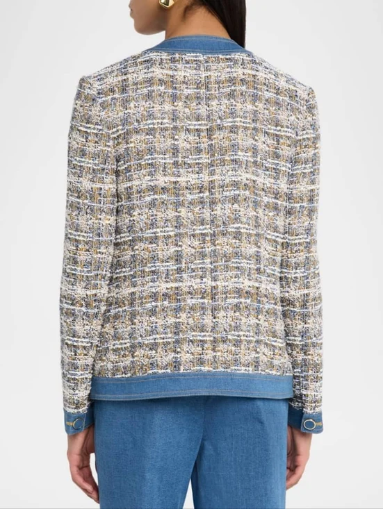 Veronica Beard Ainslie Tailored Tweed Jacket - Picture 4 of 13